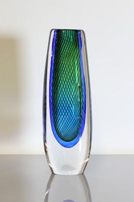 Lot 477 - Two Kosta Boda sommerso glass vases