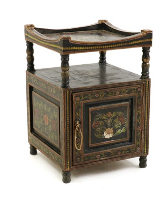 Lot 486 - A Rajhistani painted pot cupboard