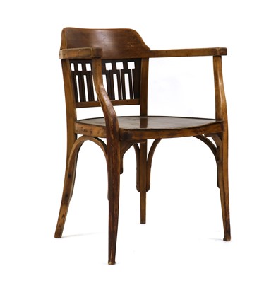 Lot 293 - An Austrian 'Model 714' bentwood beech armchair