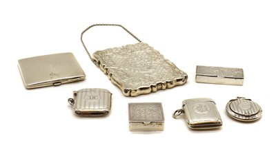 Lot 57 - A Victorian silver purse