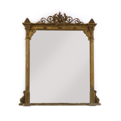 Lot 426 - A Victorian giltwood overmantel mirror
