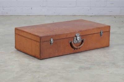Lot 199 - A Louis Vuitton tan leather suitcase