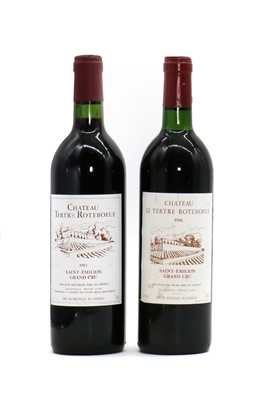 Lot 109 - Chateau Tertre Roteboeuf, Saint-Emilion, 1983 (1) and 1986 (1)