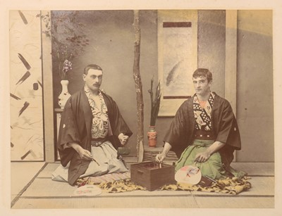 Lot 365 - A lacquered photograph album