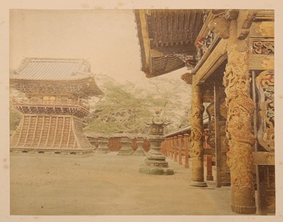 Lot 365 - A lacquered photograph album