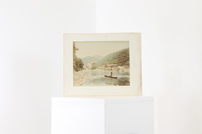 Lot 365 - A lacquered photograph album
