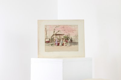 Lot 365 - A lacquered photograph album