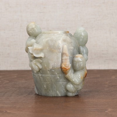 Lot 99 - A Chinese jade carving