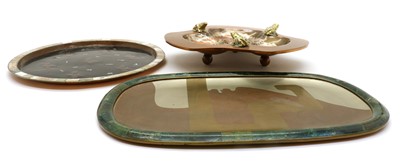 Lot 335 - A Mexican mixed metal tray