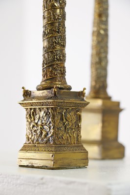 Lot 12 - Two grand tour models of Trajan's Column