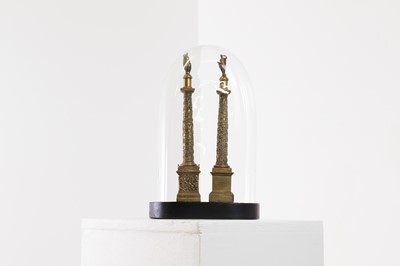 Lot 12 - Two grand tour models of Trajan's Column