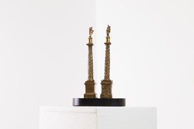 Lot 12 - Two grand tour models of Trajan's Column