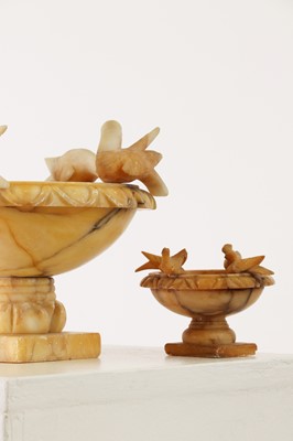 Lot 14 - Five alabaster urns