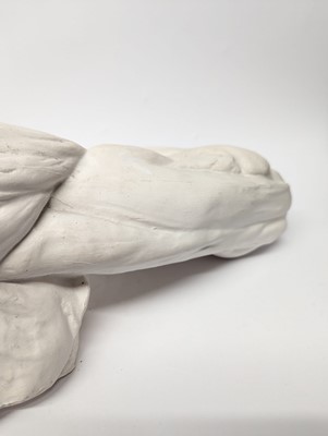 Lot 17 - A plaster cast model