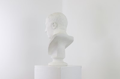Lot 508 - A plaster bust of Julius Caesar