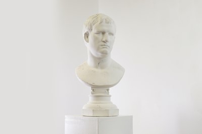 Lot 4 - A large plaster bust of Marcus Vipsanius Agrippa