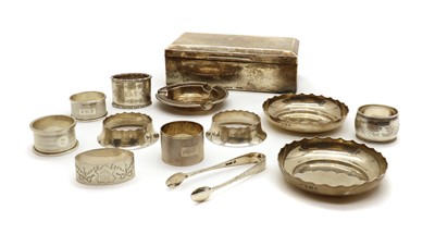 Lot 16 - A collection of silver items