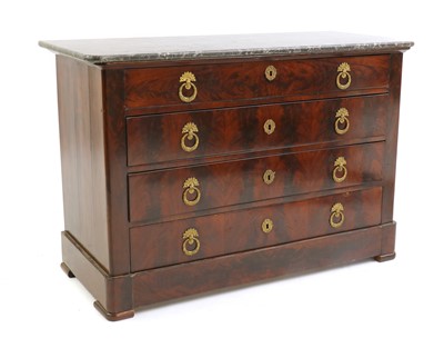 Lot 464 - A Empire revival mahogany commode