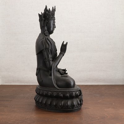 Lot 217 - A Chinese bronze bodhisattva