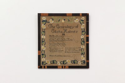 Lot 354 - A needlework sampler