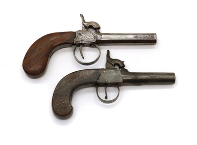 Lot 95 - Two percussion pocket pistols