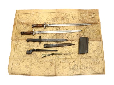 Lot 112 - A collection of bayonets