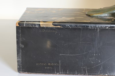 Lot 173 - A French patinated Art Deco bronze
