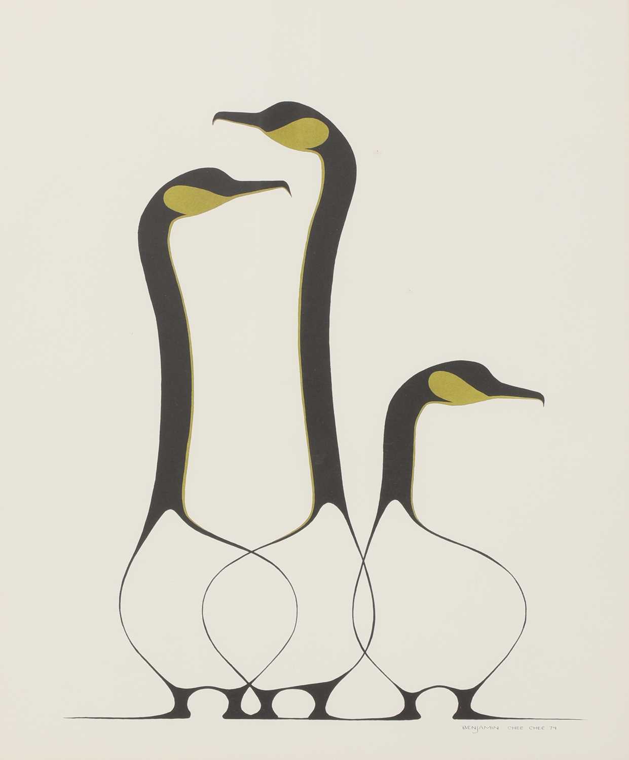 Lot 186 - Benjamin Chee Chee (Canadian, 1944-1977)