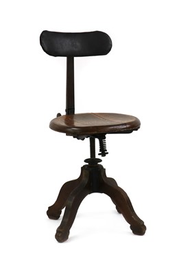 Lot 428 - A machinist's chair