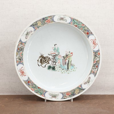 Lot 436 - A Chinese famille verte planter
