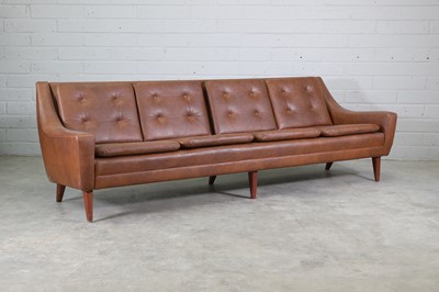 Lot 380 - A Swedish four-seater sofa