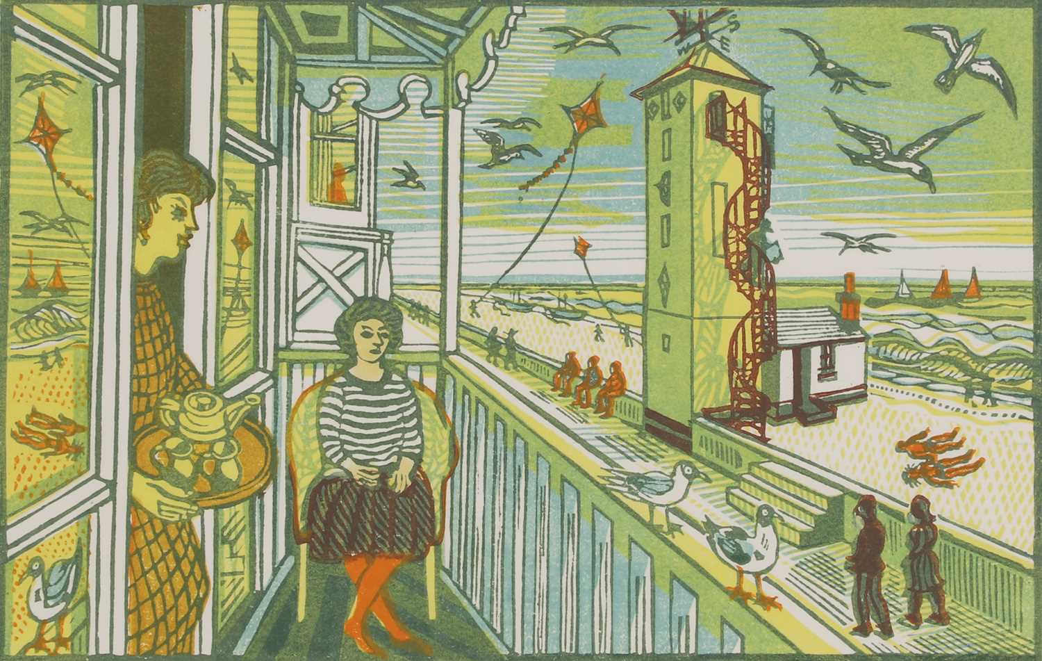 Lot 213 - Richard Bawden RWS NEAC RE (b.1936)