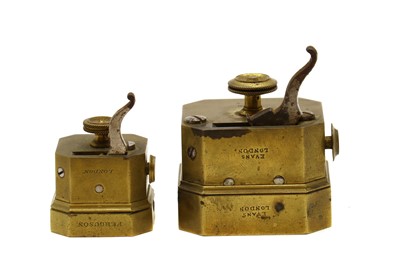 Lot 256 - A brass twelve blade bloodletting scarificator