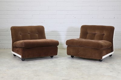 Lot 499 - A pair of 'Amanta' armchairs