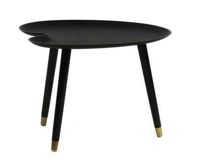 Lot 469 - An ebonised coffee table