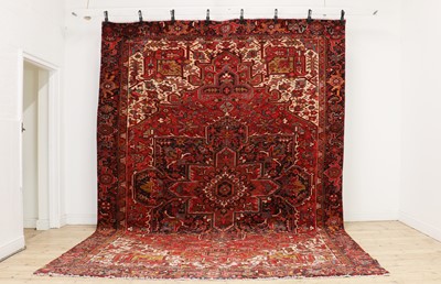 Lot 388 - A Heriz carpet