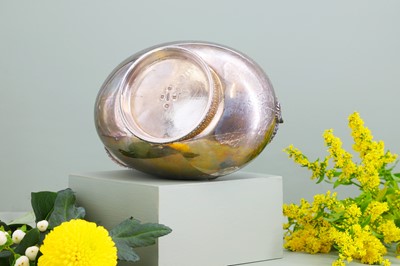 Lot 125 - A Victorian silver and silver-gilt askos jug