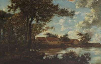 Lot 492 - After Meindert Hobbema