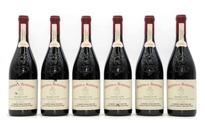 Lot 143 - Chateauneuf-du-Pape, Chateau de Beaucastel, 1996 (6)