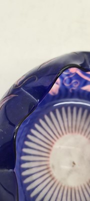 Lot 243 - A Stevens & Williams cased and intaglio cut glass bowl