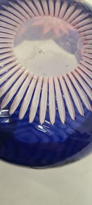 Lot 243 - A Stevens & Williams cased and intaglio cut glass bowl
