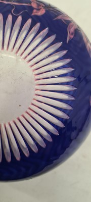 Lot 243 - A Stevens & Williams cased and intaglio cut glass bowl