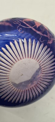 Lot 243 - A Stevens & Williams cased and intaglio cut glass bowl