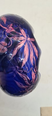 Lot 243 - A Stevens & Williams cased and intaglio cut glass bowl