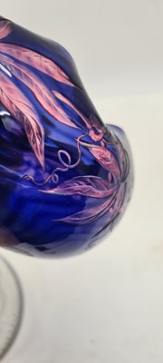 Lot 243 - A Stevens & Williams cased and intaglio cut glass bowl