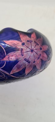 Lot 243 - A Stevens & Williams cased and intaglio cut glass bowl