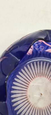 Lot 243 - A Stevens & Williams cased and intaglio cut glass bowl