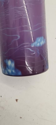 Lot 244 - A Stevens & Williams three colour intaglio cut glass vase