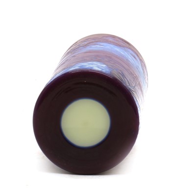 Lot 244 - A Stevens & Williams three colour intaglio cut glass vase