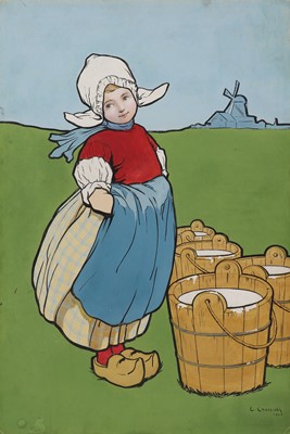 Lot 67 - Bear Hunt: a watercolour